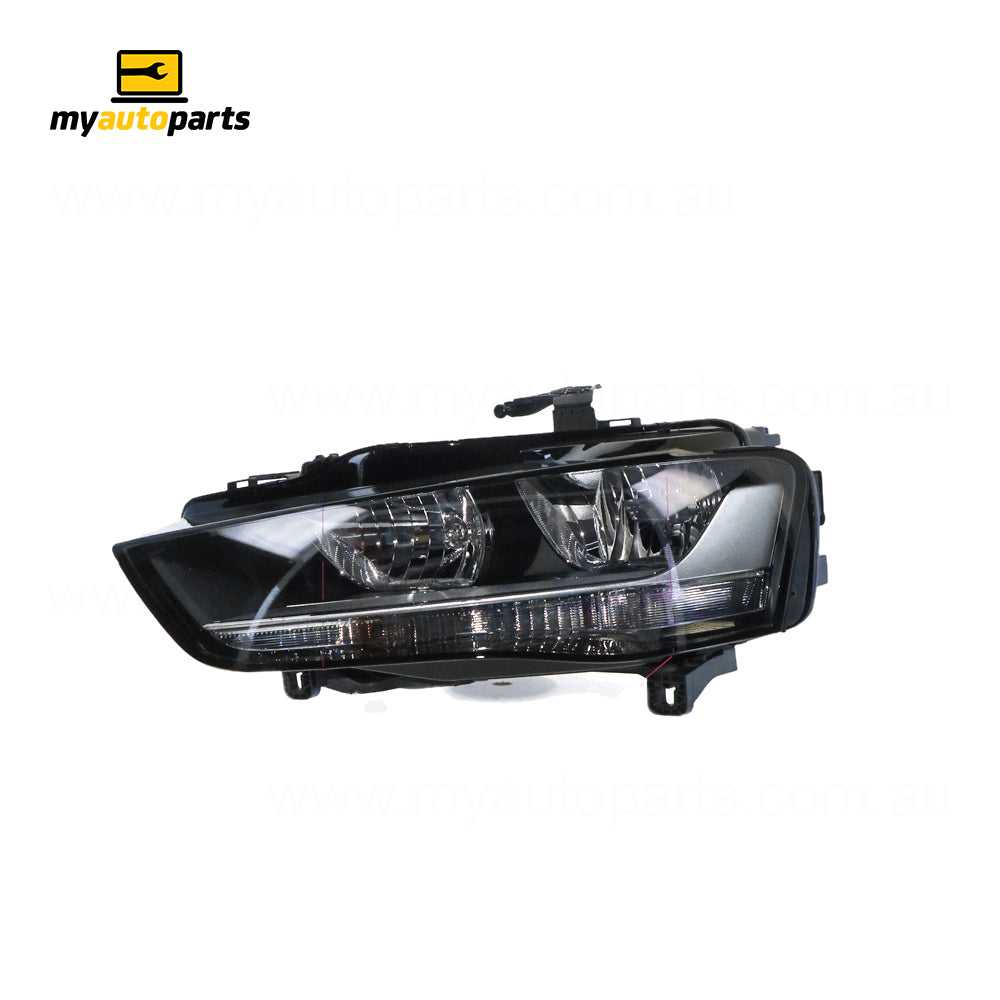 APG All Crash Halogen Head Lamp Passenger Side OEM Suits Audi A4 B8 2012 to 2015 UACA-21030LHG