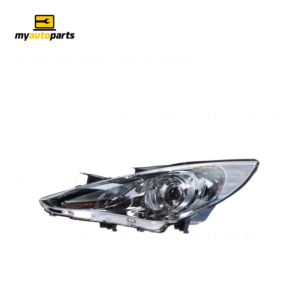 APG All Crash Halogen Head Lamp Passenger Side OEM Suits Hyundai i45 YF 2010 to 2013 HYF-21030LHG