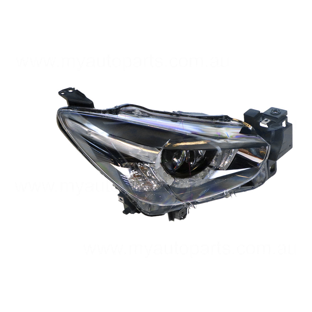 APG All Crash LED Manual Adjust Head Lamp Drivers Side OEM Suits Mazda 2 DJ 2014 to 2019 MDH-21031RHG