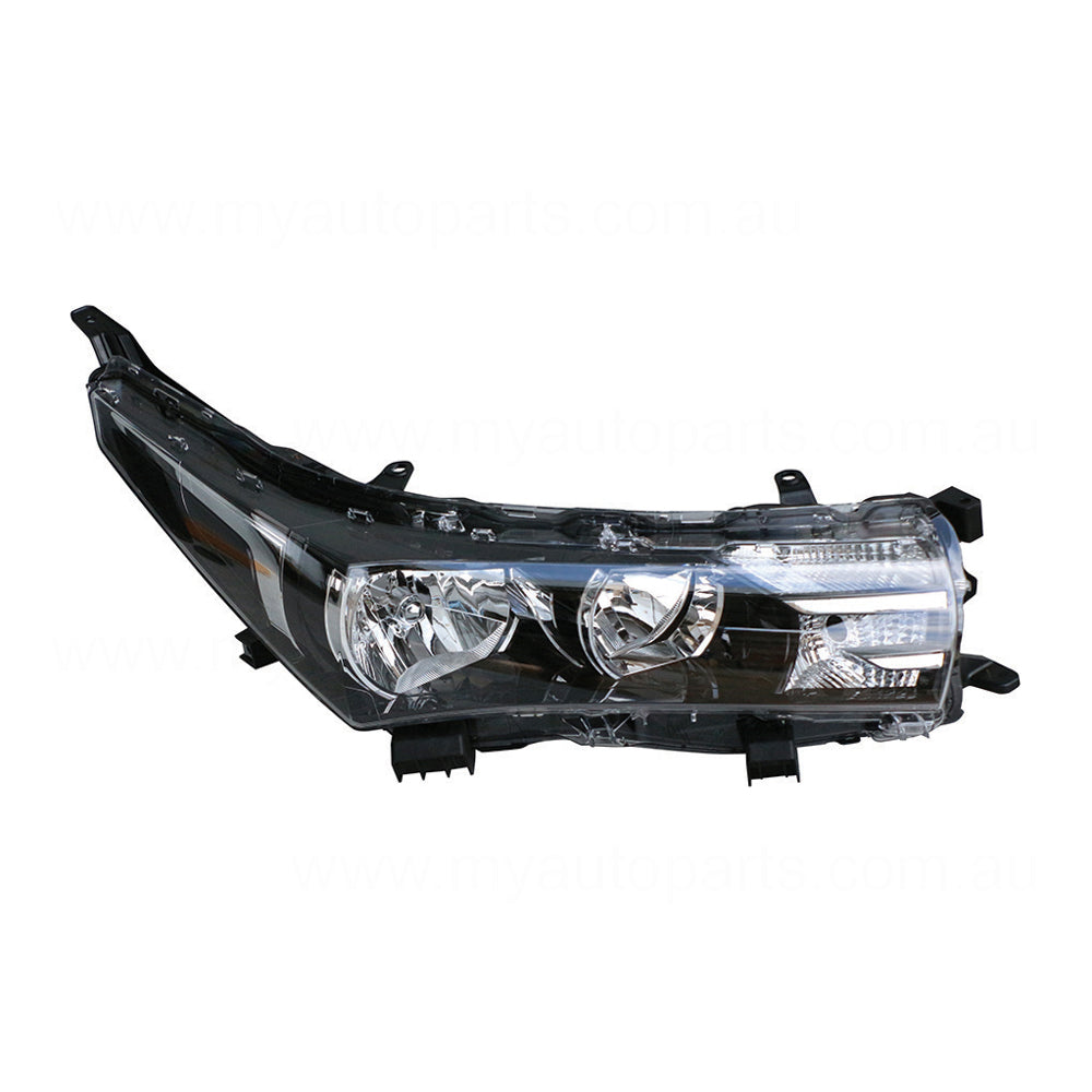 APG All Crash Halogen Head Lamp Drivers Side OEM Suits Toyota Corolla ZRE172R 2013 to 2016 TCQ-21030RHG