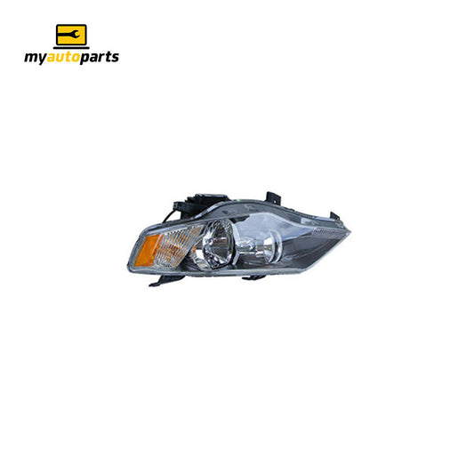 APG All Crash Xenon Head Lamp Chrome Passenger Side Genuine Suits Mitsubishi Outlander ZG 2006 to 2009 CLB-21034LHG