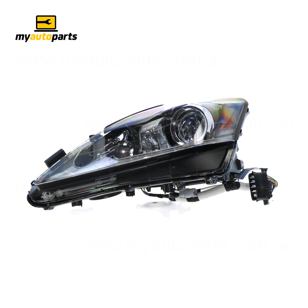 APG All Crash Xenon Head Lamp Passenger Side Genuine suits Lexus IS 2010 to 2011 TZP-21033LHG