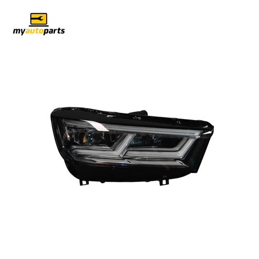 APG All Crash LED Head Lamp Drivers Side OEM Suits Audi Q5 FY 2017 to 2021 UQG-21031RHG
