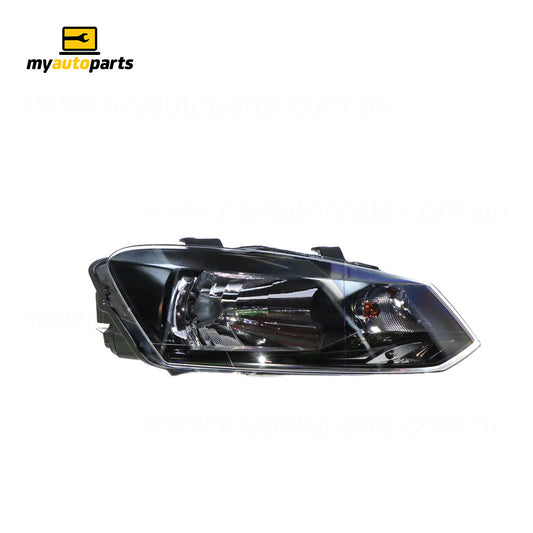 APG All Crash Halogen Head Lamp Drivers Side OES Suits Volkswagen Polo Trendline 6R 2010 to 2014 VOE-21030RHP