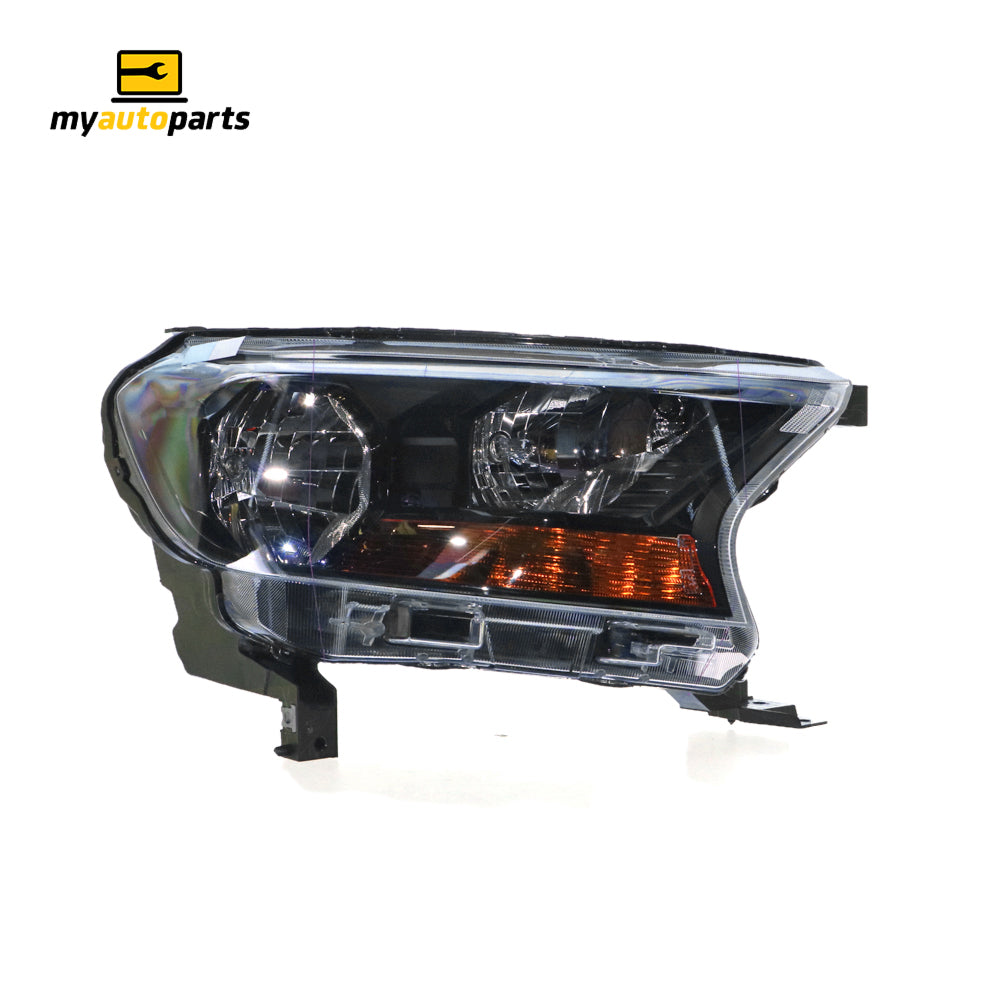 APG All Crash Halogen Electric Adjust Head Lamp Drivers Side OEM Suits Ford Ranger XL Plus PX 2015 to 2018 FCH-21033RHG
