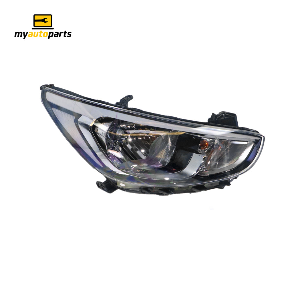 APG All Crash Head Lamp Drivers Side OEM Suits Hyundai Accent RB 2013 to 2017 HAD-21031RHG