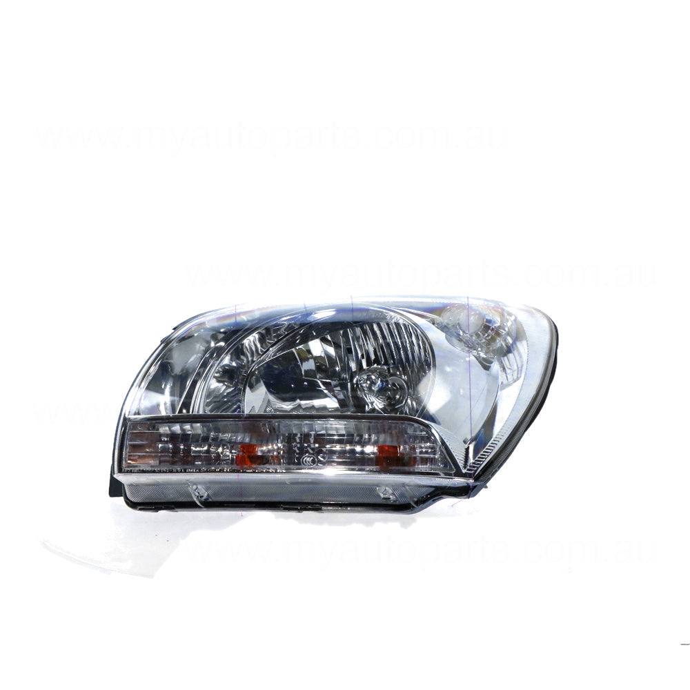 APG All Crash Halogen Manual Adjust Head Lamp Passenger Side OEM Suits Kia Sportage KM 2005 to 2010 KSD-21030LHG