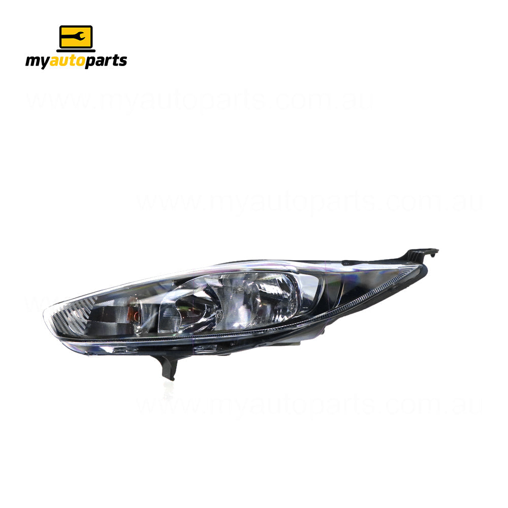 APG All Crash Black Head Lamp Passenger Side OEM Suits Ford Fiesta Ambiente/Trend WZ 2013 to 2020 FWU-21032LHG
