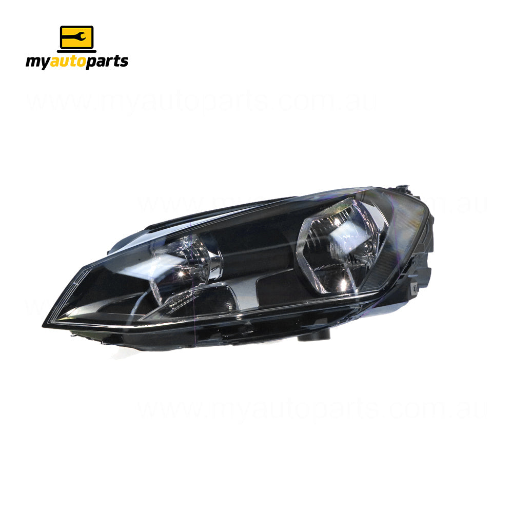 APG All Crash Halogen Manual Adjust Head Lamp Passenger Side OES Suits Volkswagen Golf MK 7 2013 to 2017 VGI-21030LHP