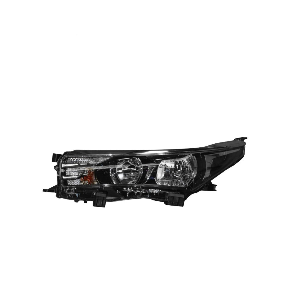 APG All Crash Halogen Head Lamp with Mould Passenger Side OEM Suits Toyota Corolla ZRE172R 2013 to 2016 TCQ-21034LHG