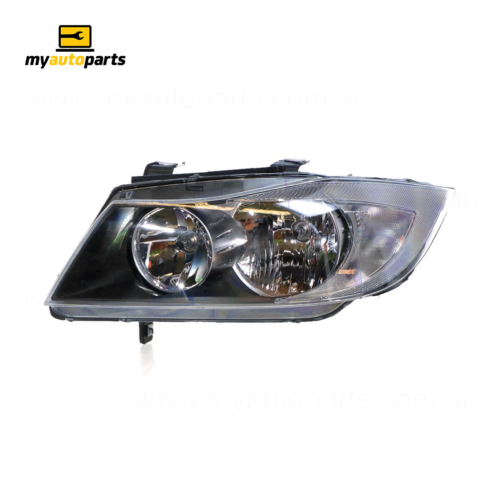 APG All Crash Halogen Manual Adjust Head Lamp Passenger Side OES Suits BMW 3 Series E90 2005 to 2008 ETE-21030LHP