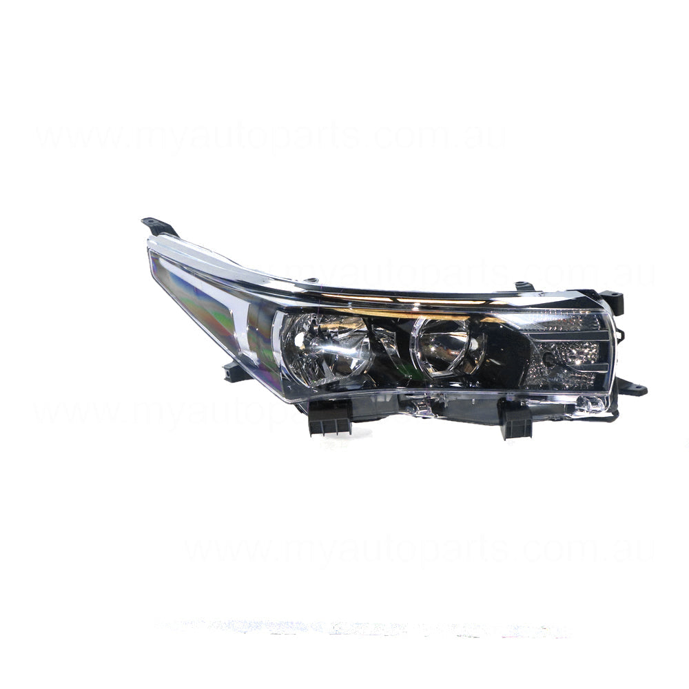 APG All Crash Halogen Head Lamp Drivers Side Certified Suits Toyota Corolla ZRE172R 2013 to 2016 TCQ-21030RHQ