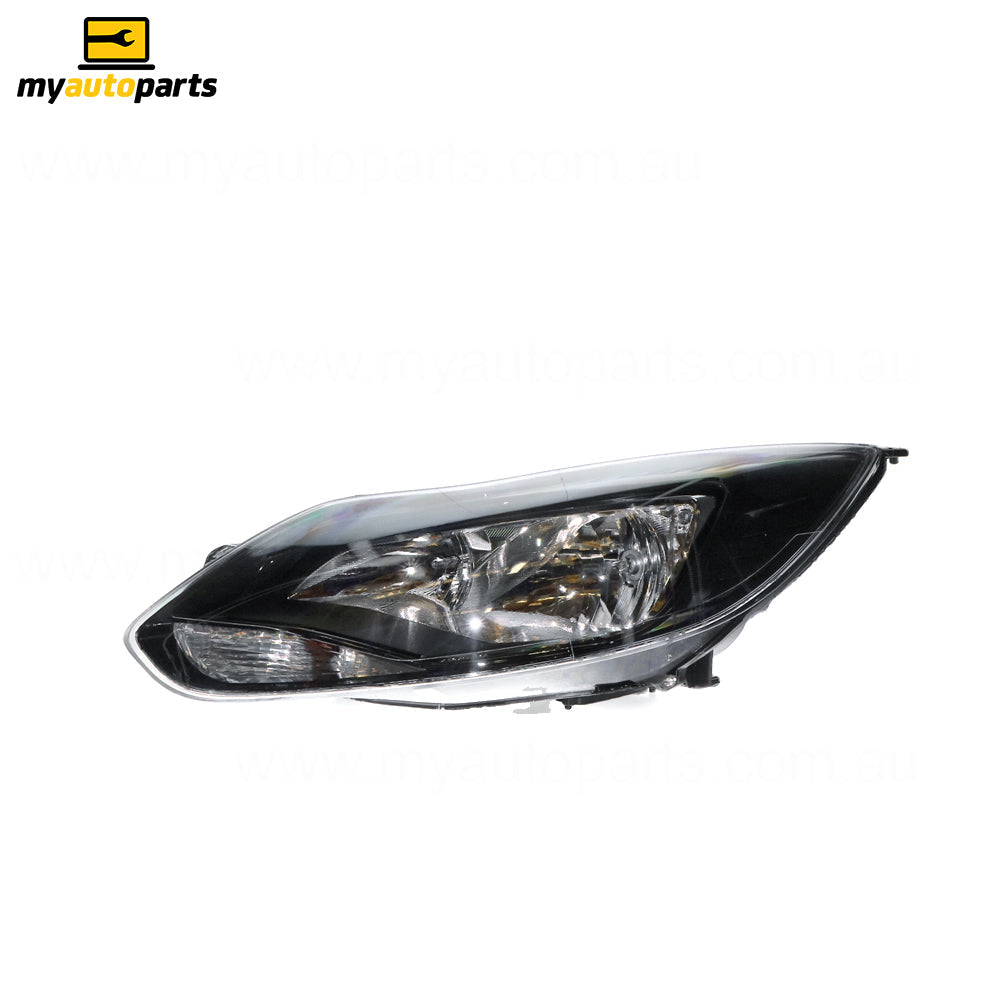 APG All Crash Black Head Lamp Passenger Side OEM Suits Ford Focus LW 2011 to 2012 FOD-21030LHG