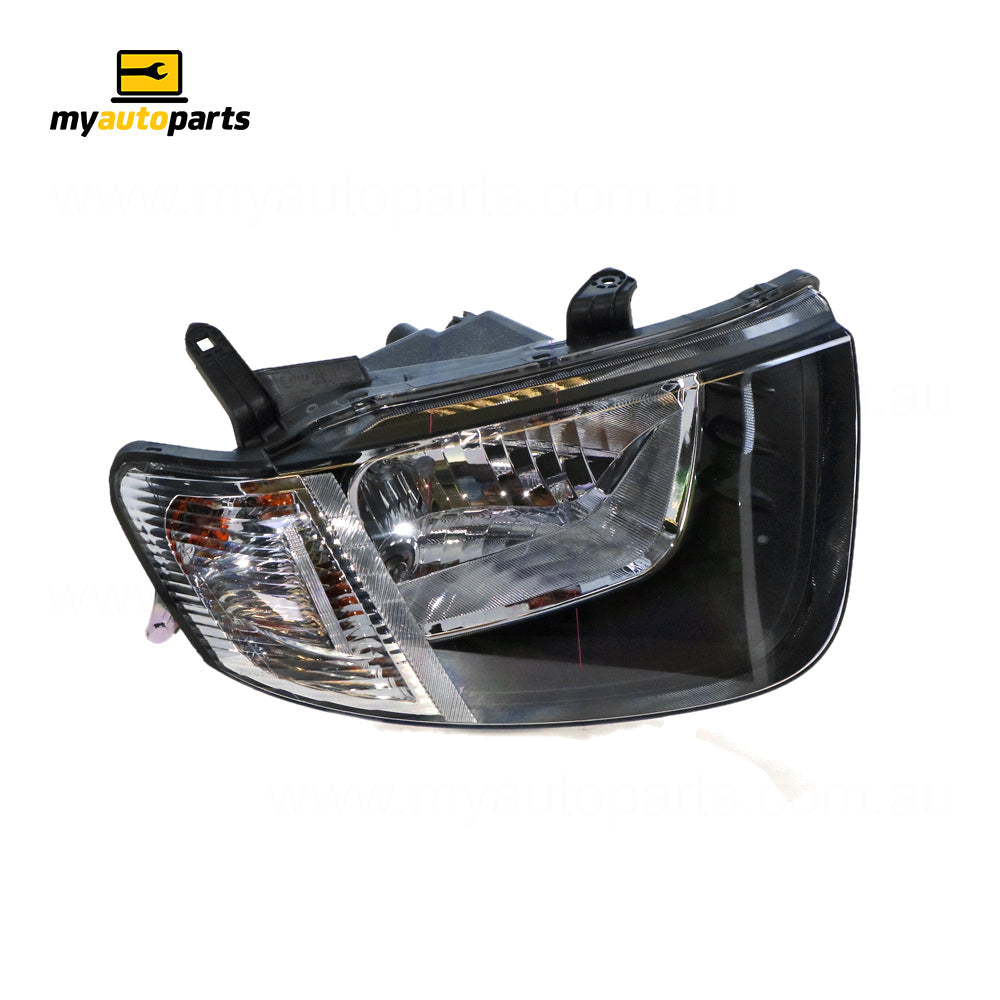 APG All Crash Head Lamp Passenger Side OEM Suits Mitsubishi Triton ML GL/GLX 2006 to 2009 CTD-21031LHG