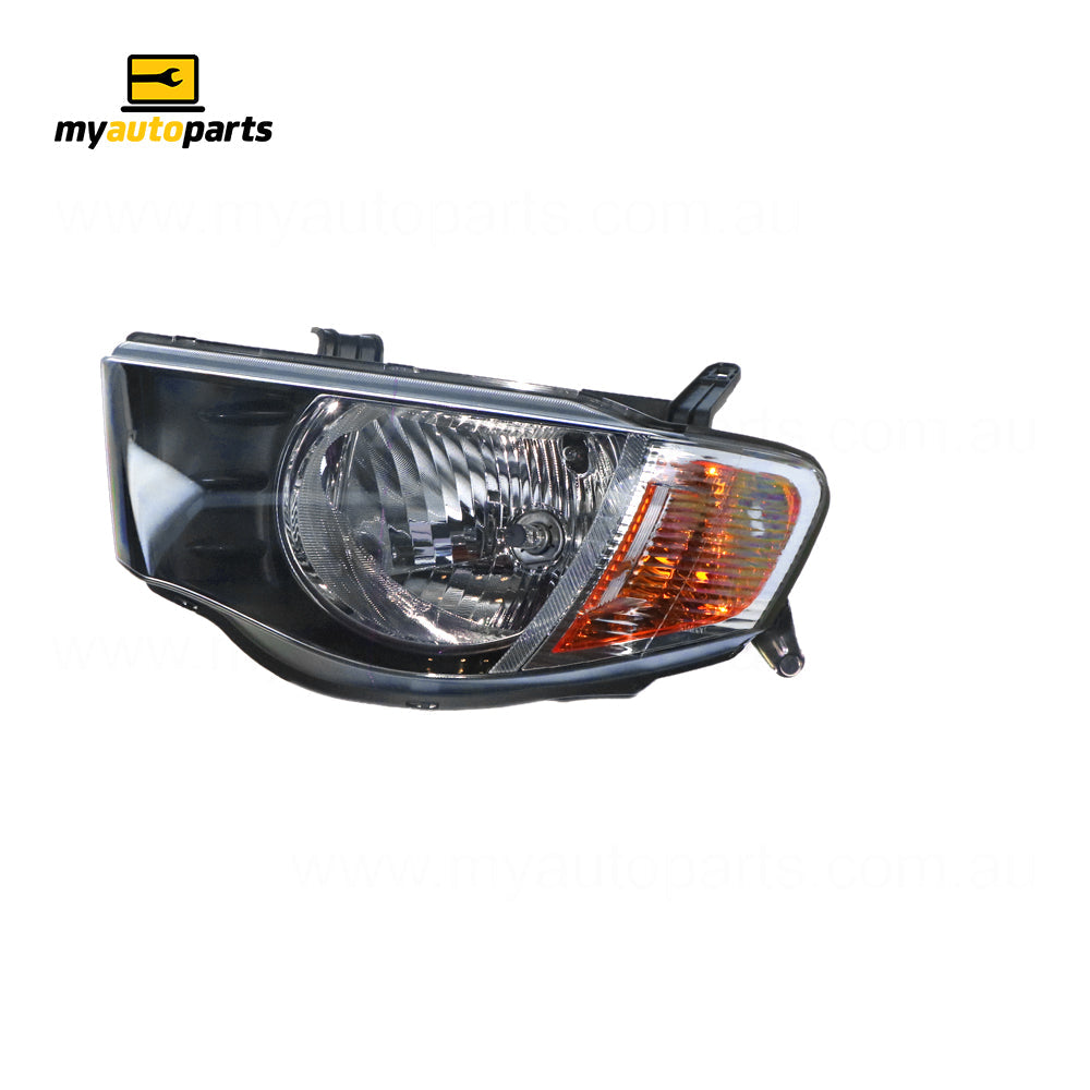 APG All Crash Head Lamp Passenger Side OEM suits Mitsubishi Triton ML GLS/GLXR/VR 7/2006 to 8/2009 CTD-21030LHG