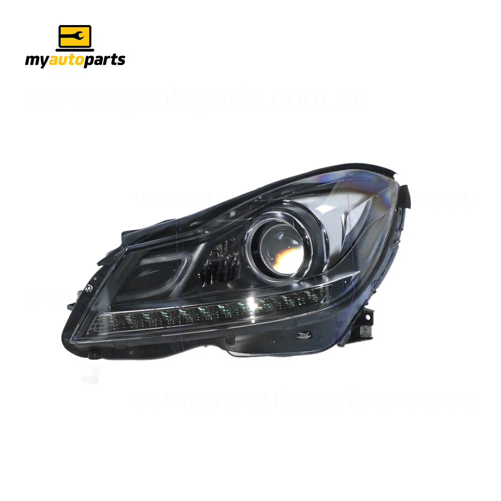 APG All Crash Bi-Xenon Head Lamp Passenger Side OES suits Mercedes-Benz C Class 2011 to 2016 BAW-21034LHP