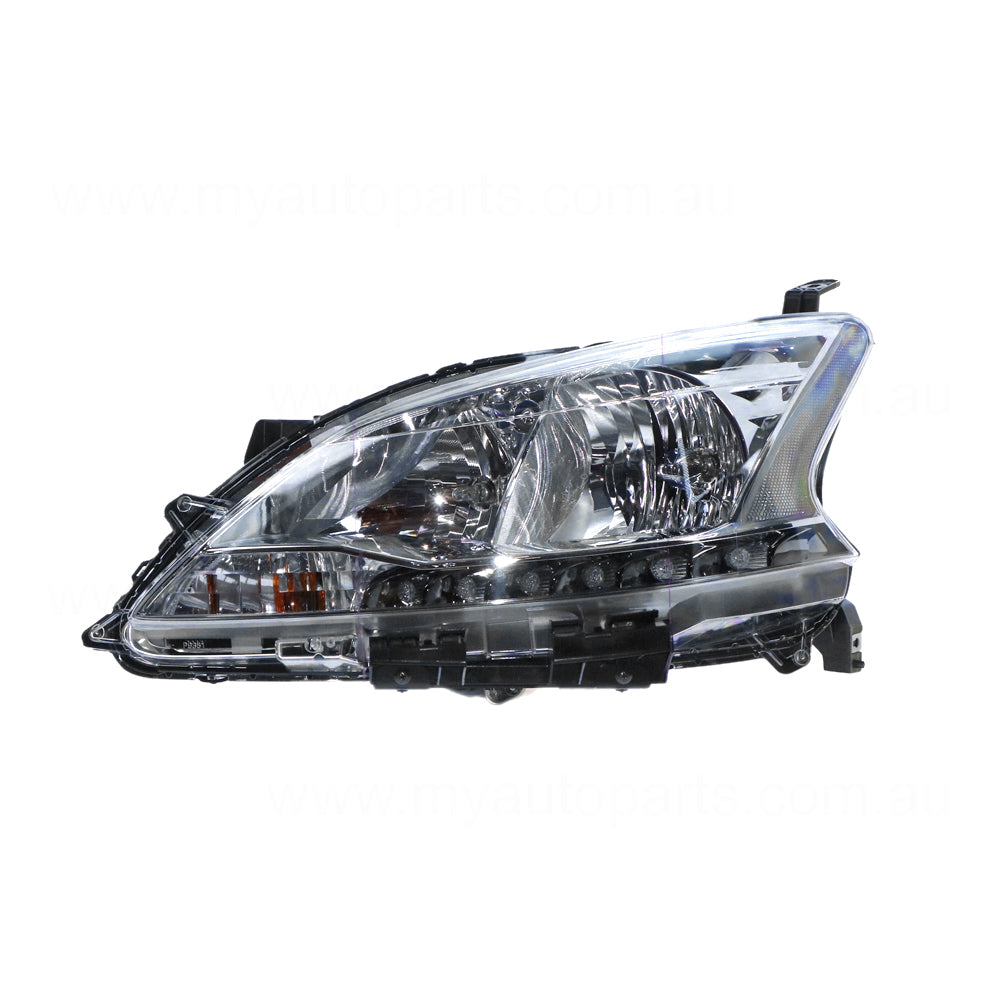 APG All Crash Halogen Head Lamp Passenger Side OEM Suits Nissan Pulsar ST-L B17 2012 to 2017 NPJ-21031LHG