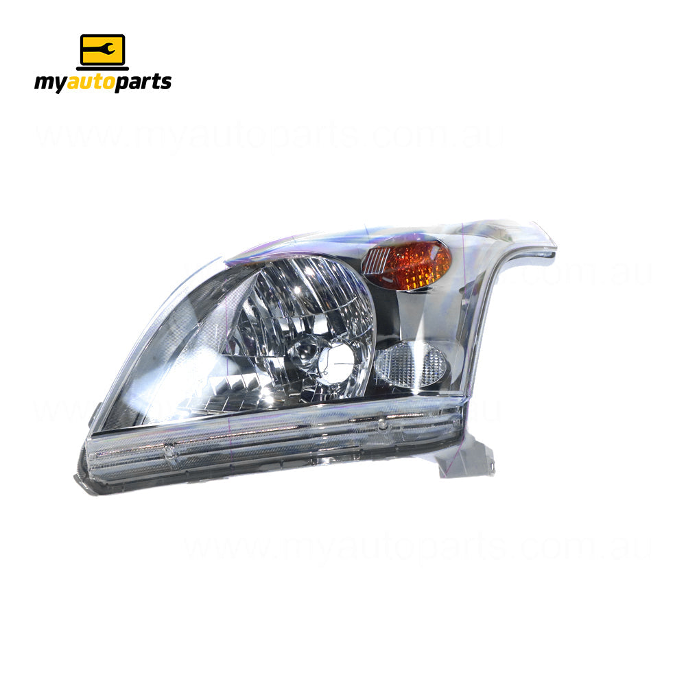 APG All Crash Halogen Head Lamp Passenger Side OEM Suits Toyota Prado 120 Series VX/Grande 2007 to 2009 TLH-21033LHG