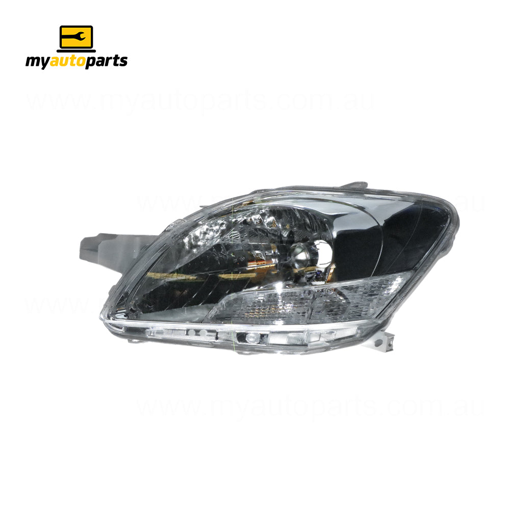 APG All Crash Halogen Manual Adjust Head Lamp Passenger Side OEM Suits Toyota Yaris NCP93R 2006 to 2016 TYS-21030LHG