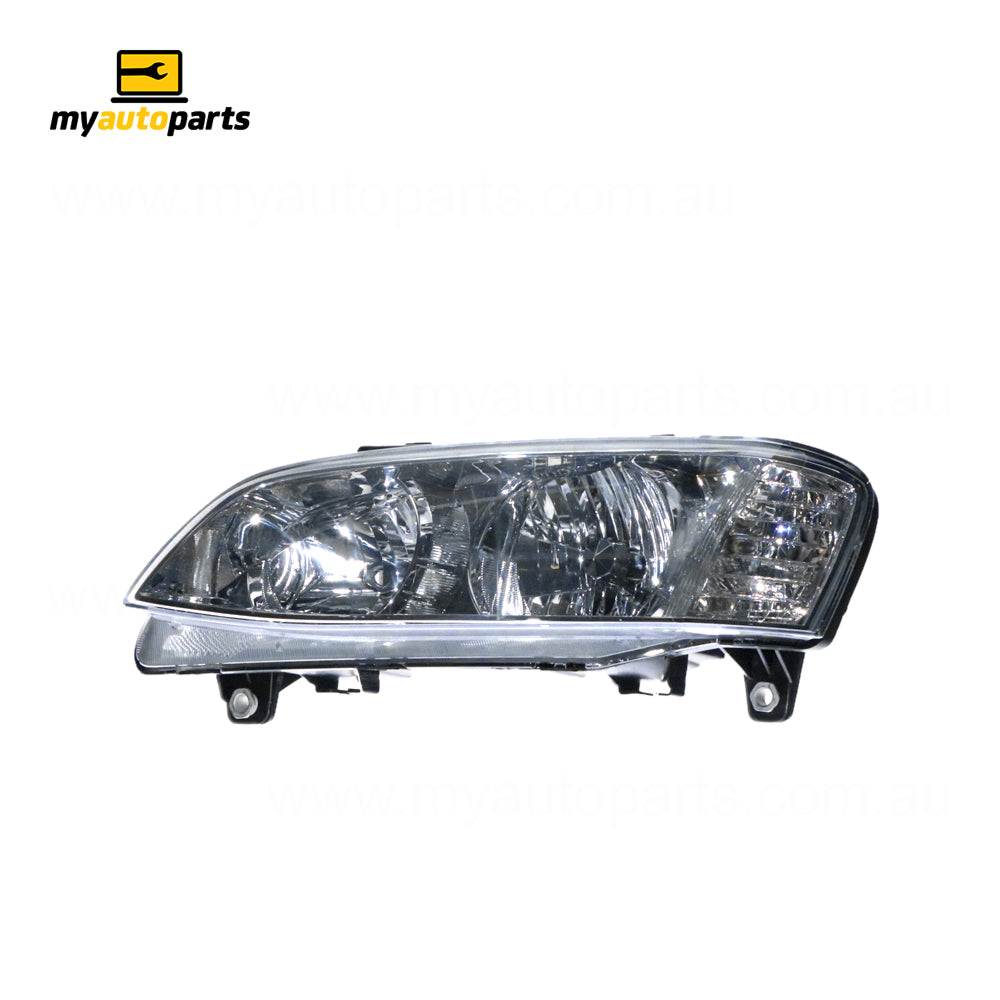 APG All Crash Chrome Head Lamp Passenger Side Certified suits Holden Commodore VE/VEII 9/2010 to 4/2013 GVE-21032LHQ