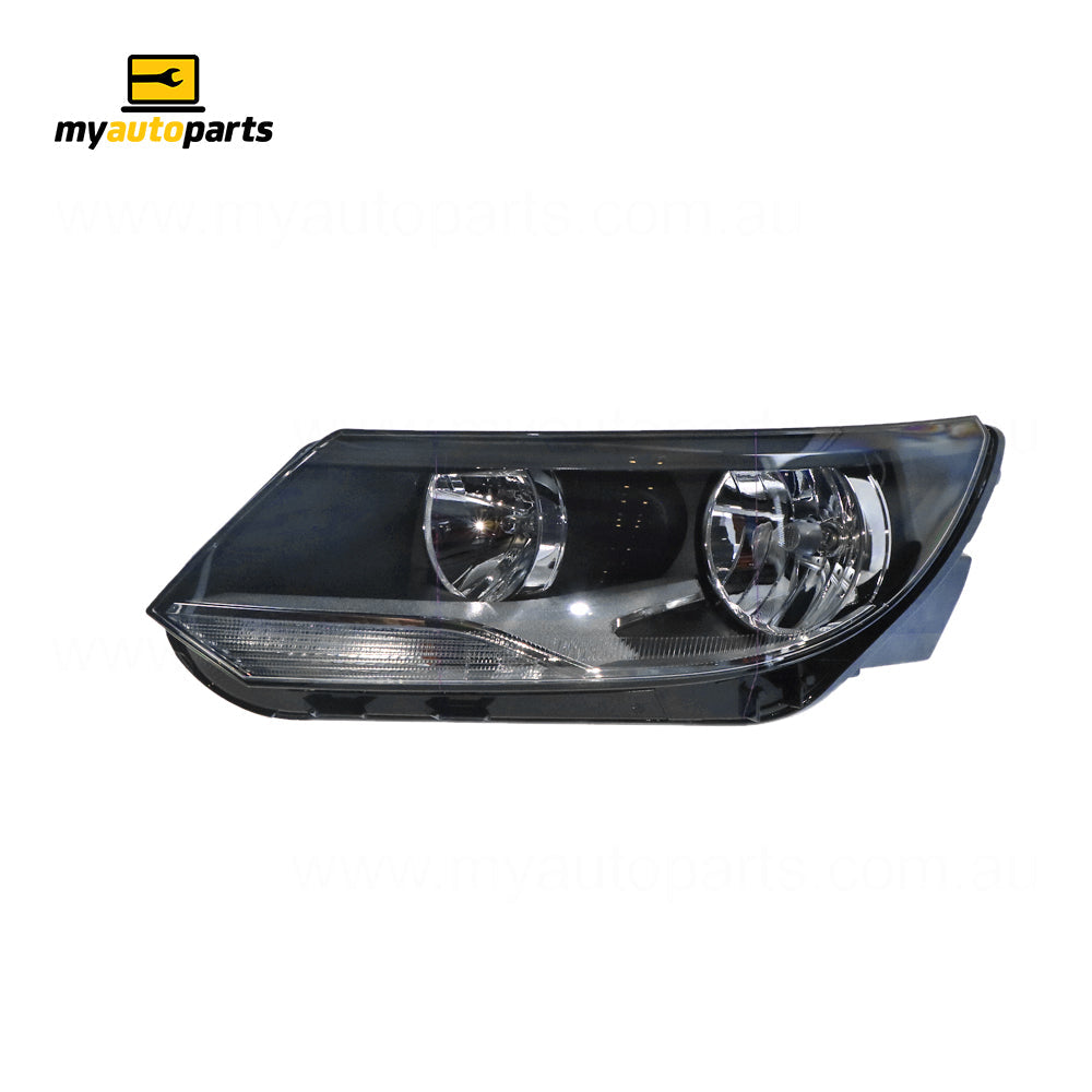 APG All Crash Halogen Electric Adjust Head Lamp Passenger Side OES Suits Volkswagen Tiguan 5N 2011 to 2016 VNA-21032LHP