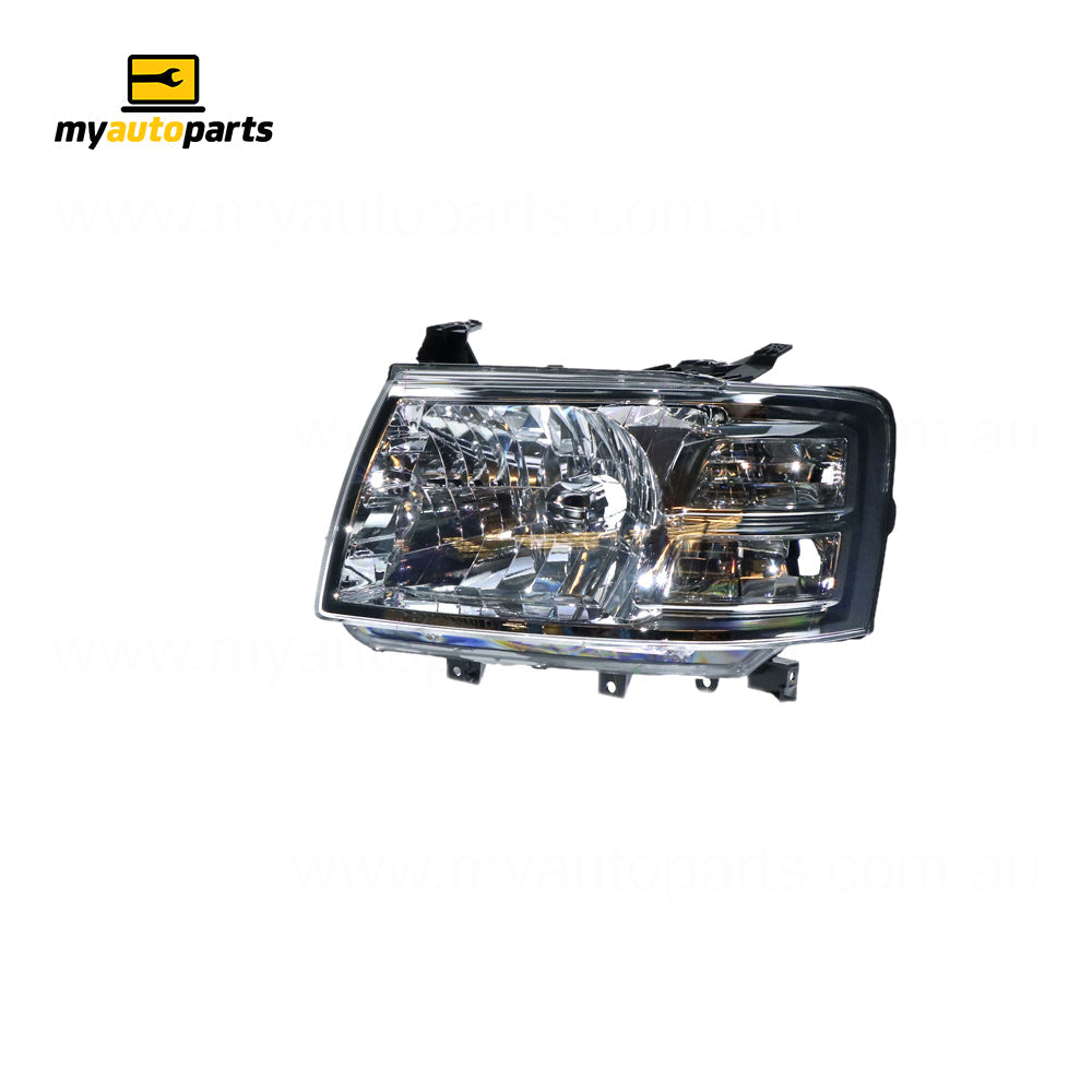 APG All Crash Halogen Manual Adjust Head Lamp Passenger Side OEM Suits Ford Ranger PJ 2006 to 2009 FCF-21030LHG