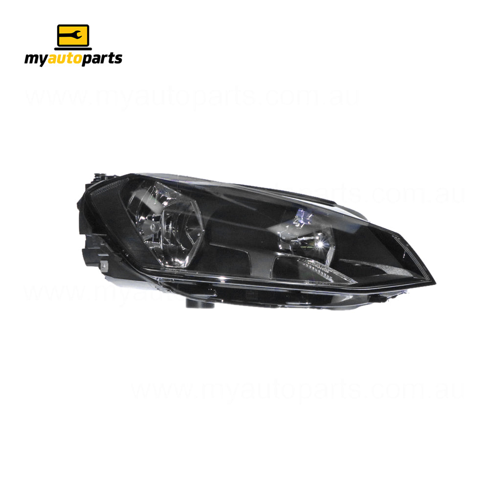APG All Crash Halogen Manual Adjust Head Lamp Drivers Side OES Suits Volkswagen Golf MK 7 2013 to 2017 VGI-21030RHP