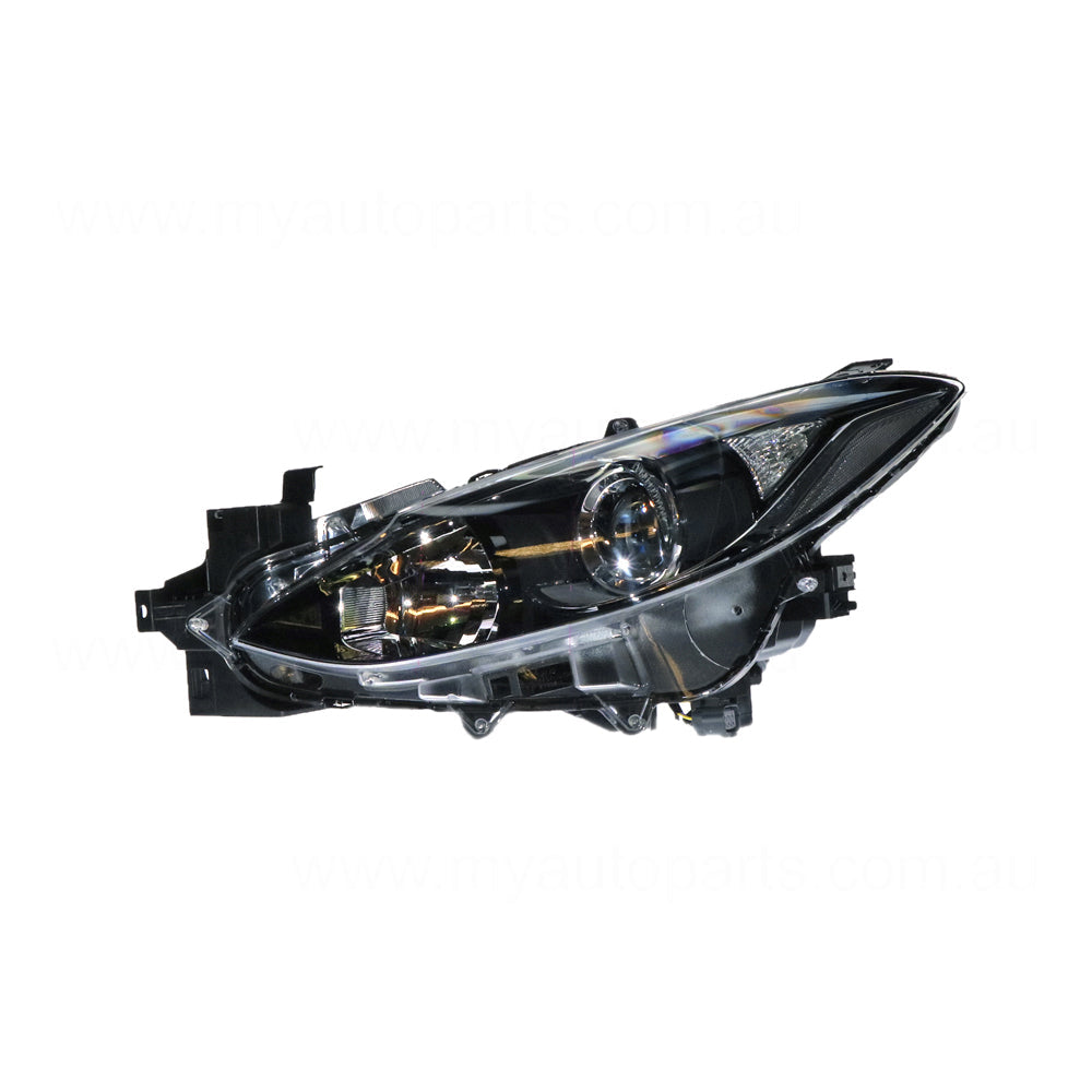 APG All Crash Halogen Head Lamp Passenger Side OEM Suits Mazda 3 BM 11/2013 to 5/2016 MBR-21030LHG