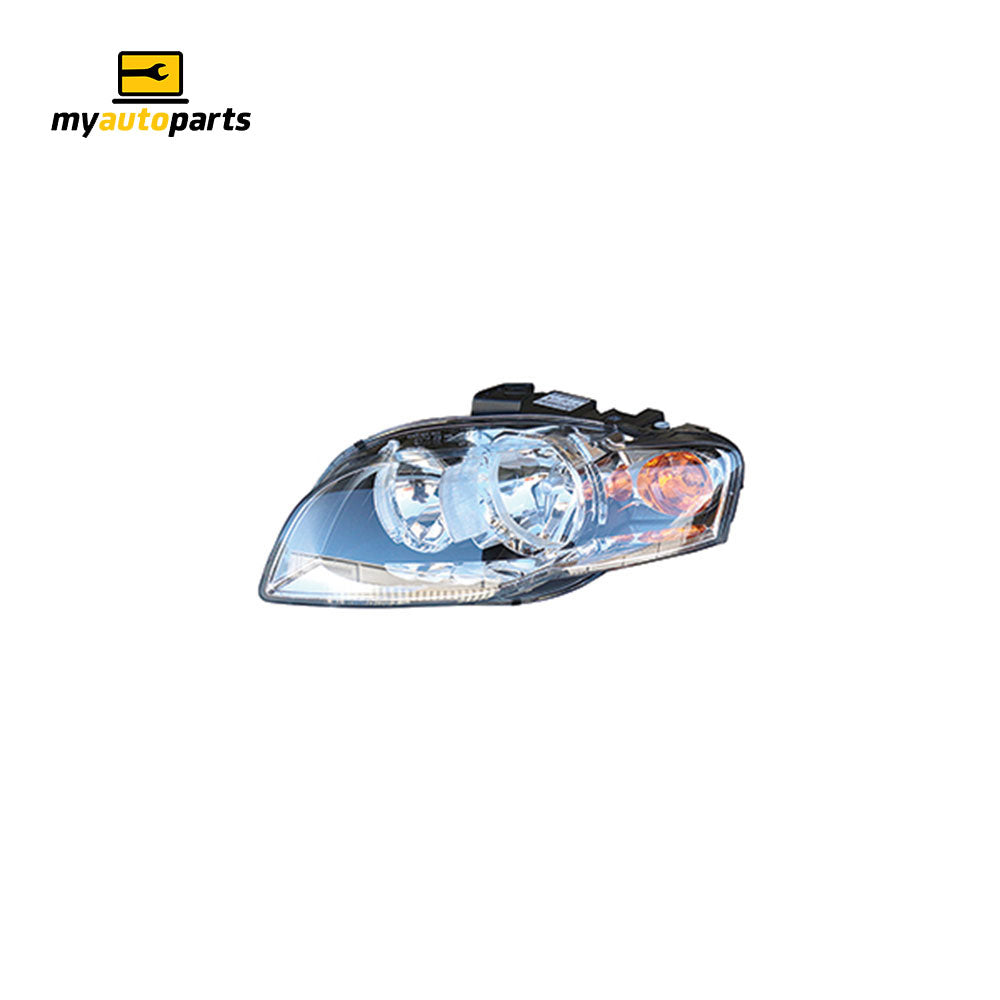 APG All Crash Halogen Head Lamp Passenger Side OES Suits Audi A4 B7 Sedan/Wagon 2005 to 2008 UAP-21030LHP