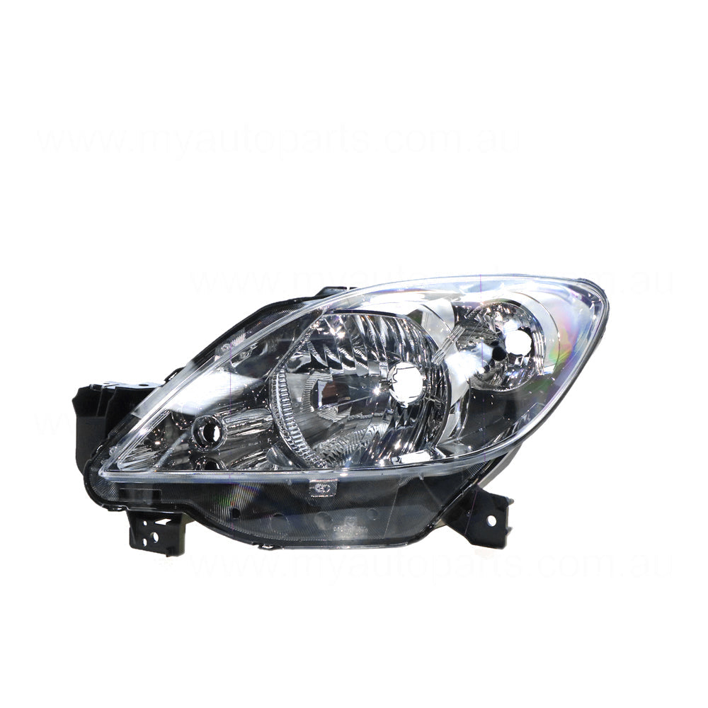 APG All Crash Halogen Manual Adjust Head Lamp Passenger Side OEM Suits Mazda 2 DY 2005 to 2007 MDF-21030LHG