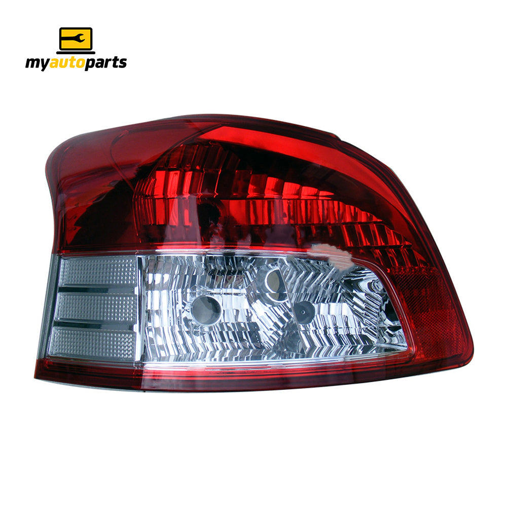 APG All Crash Red/Clear Tail Lamp Passenger Side OEM Suits Toyota Yaris NCP93R 2006 to 2016 TYS-21040LHG