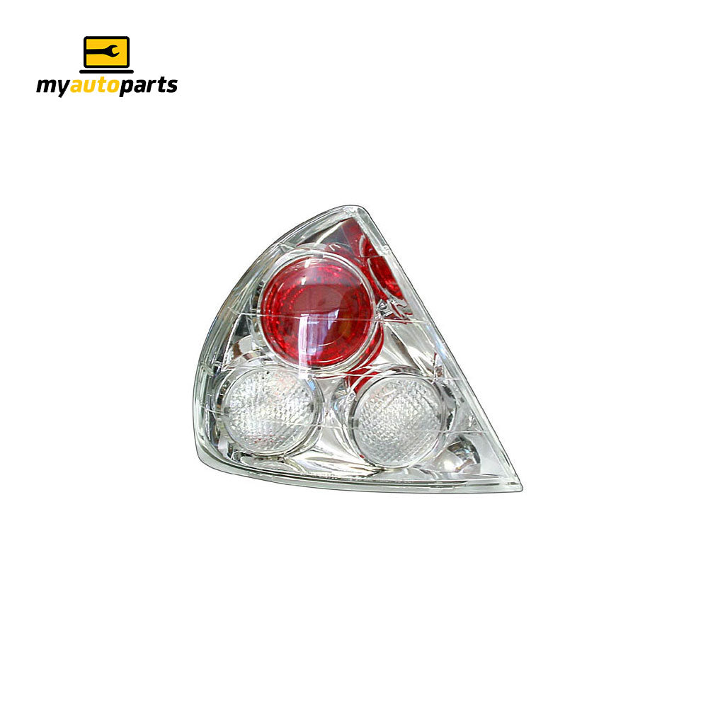 APG All Crash Chrome Tail Lamp Pair Aftermarket Suits Mitsubishi Lancer CE 6/1996 to 6/1998 CCE-21044