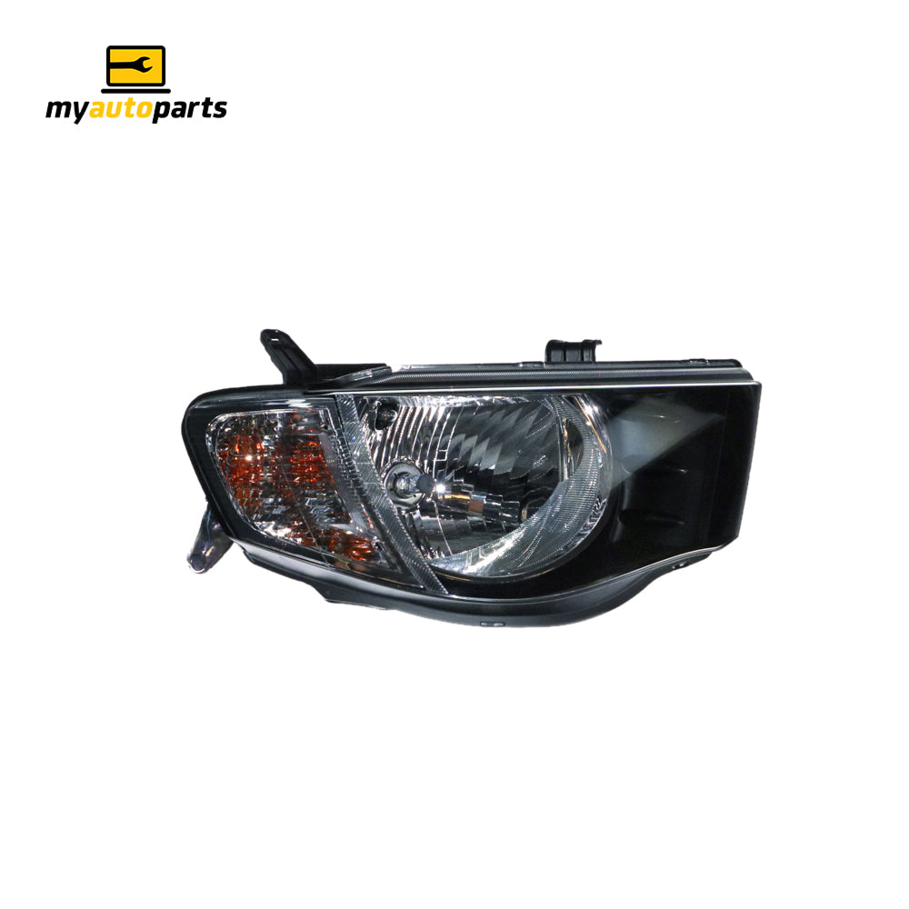APG All Crash Head Lamp Drivers Side OEM Suits Mitsubishi Triton MN 2009 to 2015 CTD-21032RHG