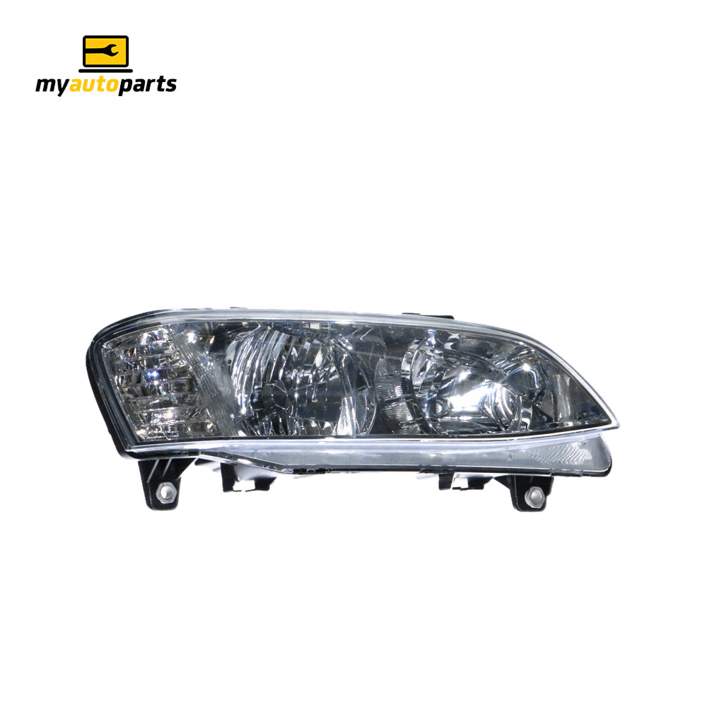 APG All Crash Chrome Head Lamp Drivers Side Certified suits Holden Commodore VE/VEII 9/2010 to 4/2013 GVE-21032RHQ