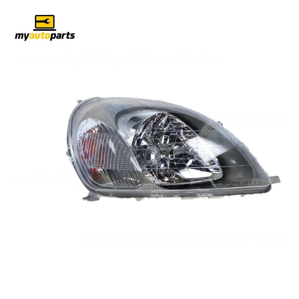 APG All Crash Halogen Manual Adjust Head Lamp Drivers Side OEM Suits Toyota Echo NCP10R/NCP13R 2002 to 2005 TTG-21030RHG