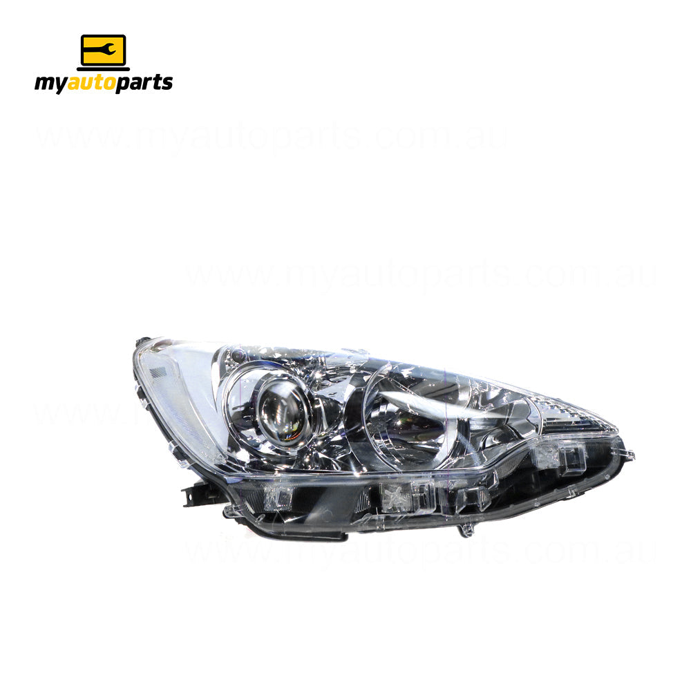 APG All Crash Halogen Electric Adjust Head Lamp Drivers Side OEM Suits Toyota Prius-C NHP10R E-CVT2011 to 2015 TPF-21030RHG
