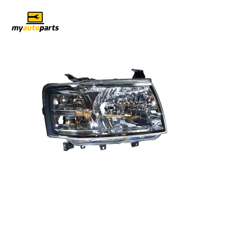 APG All Crash Halogen Manual Adjust Head Lamp Drivers Side OEM Suits Ford Ranger PJ 2006 to 2009 FCF-21030RHG