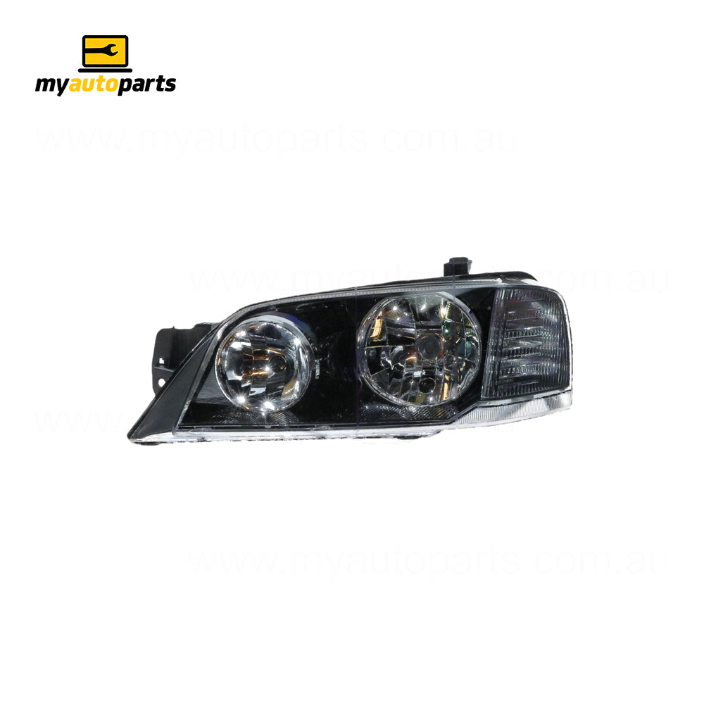 APG All Crash Black Head Lamp Passenger Side Certified Suits Ford Territory SX/SY 6/2004 to 4/2009 FTT-21031LHQ