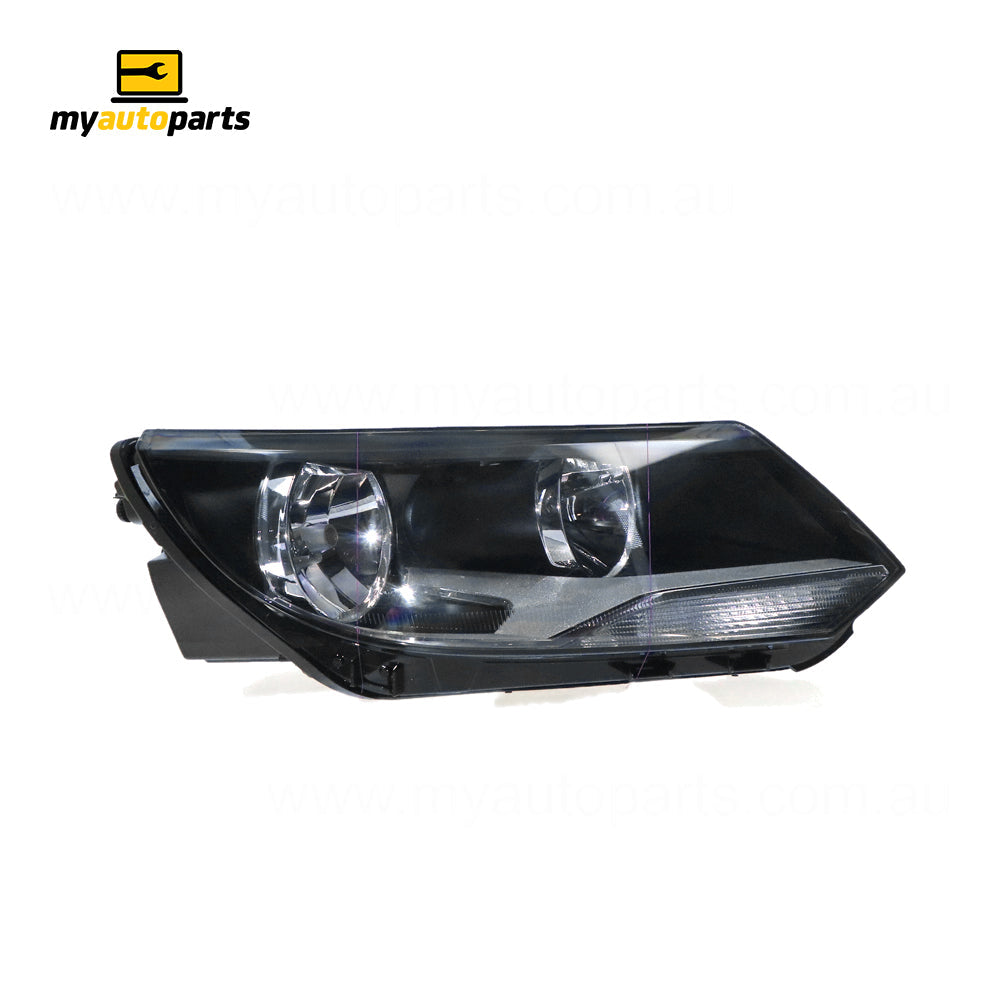 APG All Crash Halogen Electric Adjust Head Lamp Drivers Side Certified Suits Volkswagen Tiguan 5N 2011 to 2016 VNA-21032RHQ