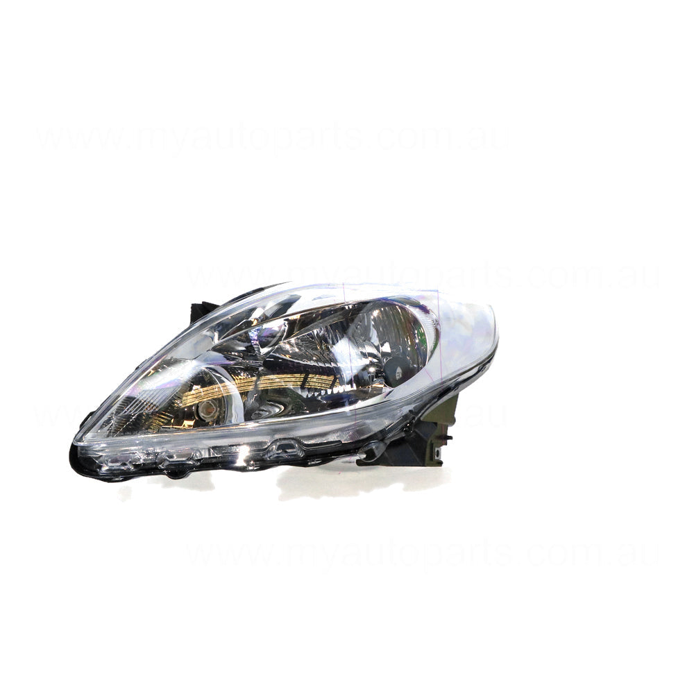 APG All Crash Halogen Head Lamp Passenger Side Certified Suits Nissan Almera N17 2012 to 2014 NAD-21030LHQ