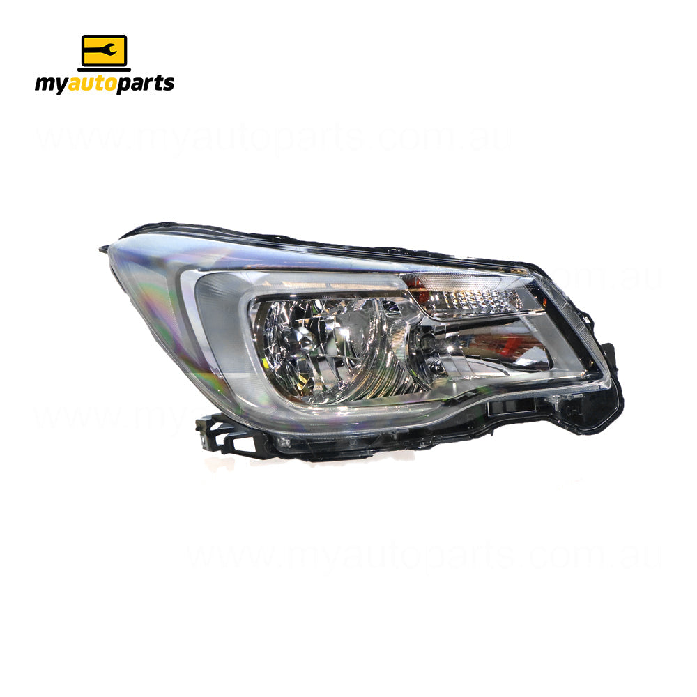APG All Crash Halogen Head Lamp Drivers Side OEM suits Subaru Forester SJ 2016 to 2018 UZL-21033RHG