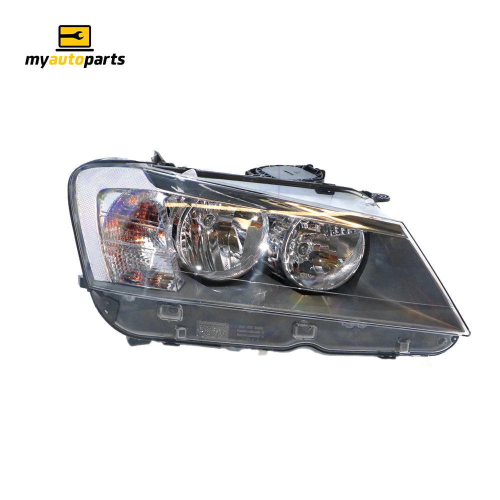 APG All Crash Halogen Head Lamp Drivers Side OES Suits BMW X3 F25 2011 to 2014 EXE-21030RHP