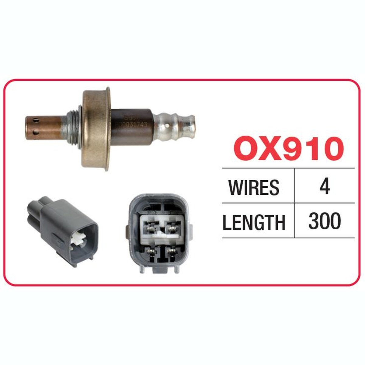 Goss Oxygen Sensor (Pre-catalytic Converter/Manifold) OX910