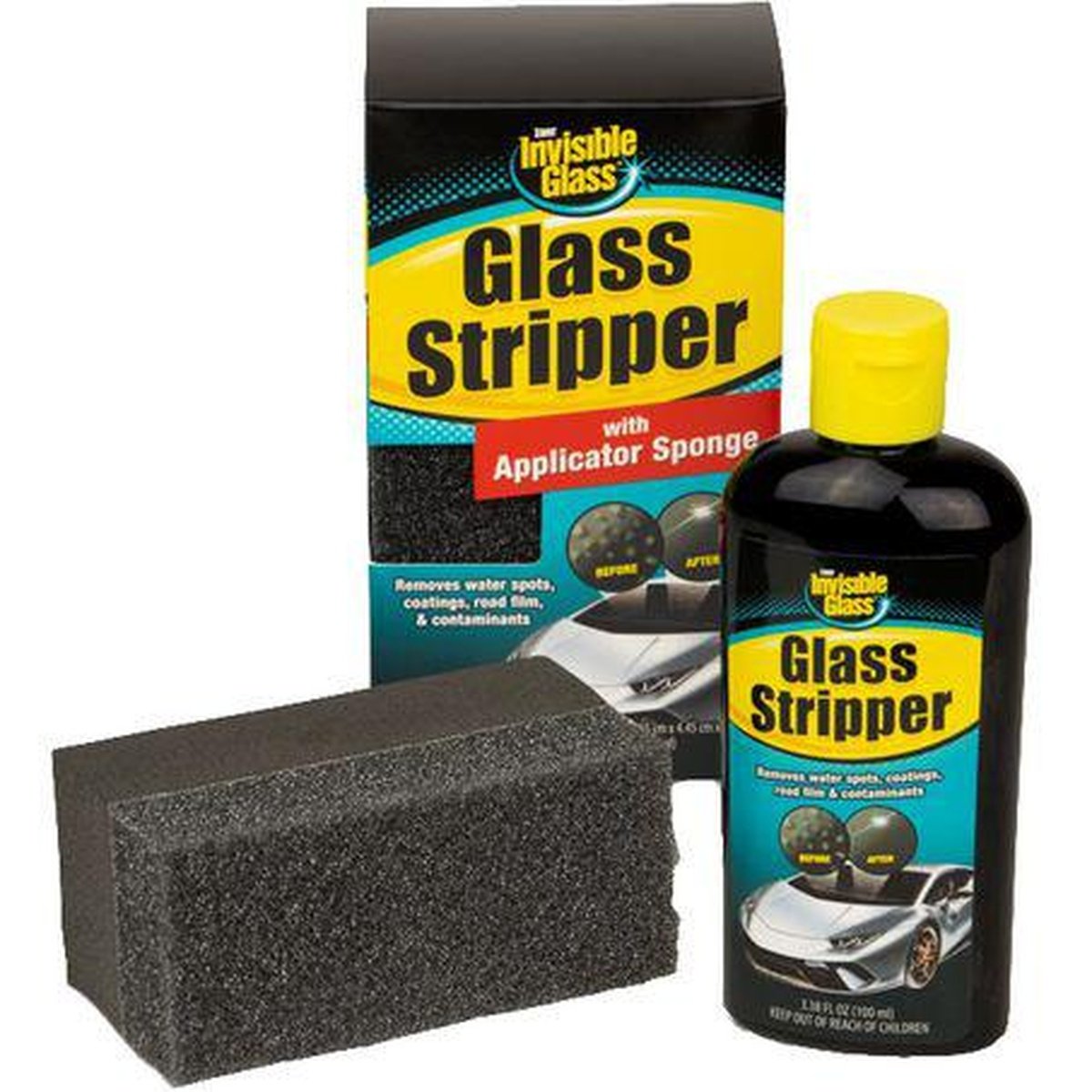 Invisible Glass Glass Stripper with Sponge 100ml 91411