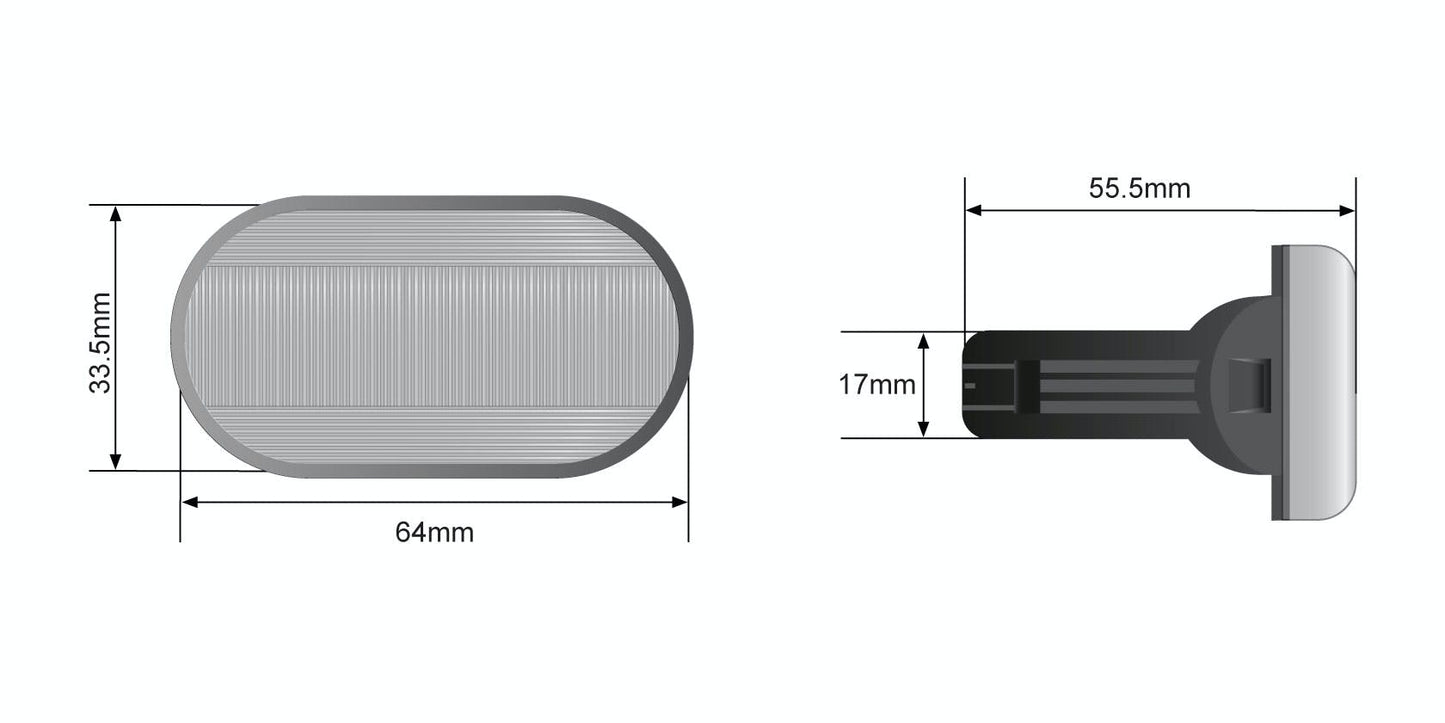 STEDI Dynamic LED Side Marker to suit Suzuki Jimny JB74 LEDCONVJIMNYSM