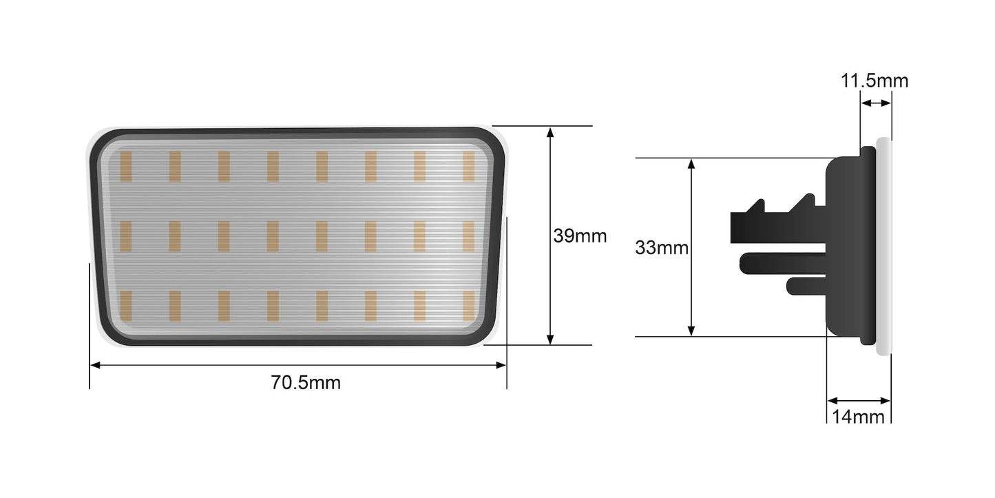 STEDI License Plate Light Jeep JL Wrangler LEDCONVWRNGLCNS