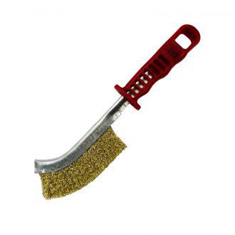 Josco Brass Coated Steel Scratch Brush BSBS