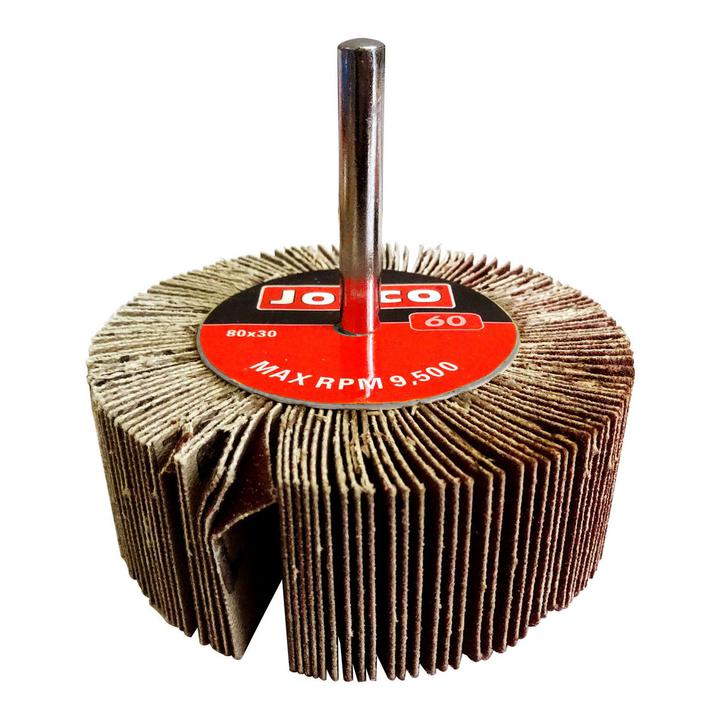Josco 80mm x 30mm Flap Wheel 60 Grit FW8030060C