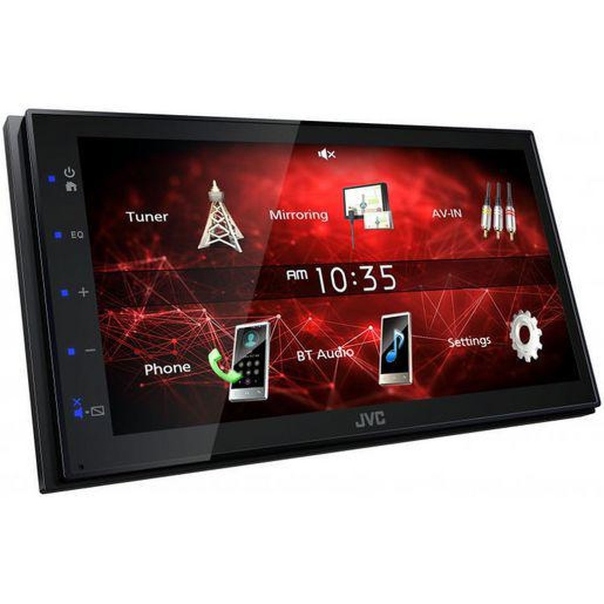 JVC 2-Din 6.8in. AV Receiver W/Bluetooth/USB/AUX/FM/AM KW-M150BT