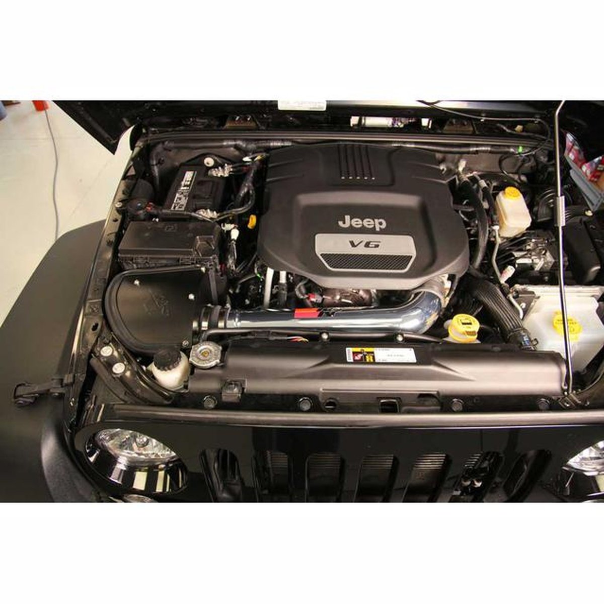 K&N 77-1566KP 77 Series Induction Kit fits Jeep Wrangler 3.6L V6 2012-17